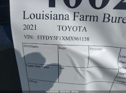 Lot #2992830910 2021 TOYOTA TUNDRA SR5