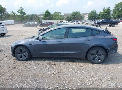 Lot #2997779880 2022 TESLA MODEL 3 REAR-WHEEL DRIVE