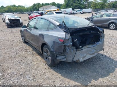 Lot #2997779880 2022 TESLA MODEL 3 REAR-WHEEL DRIVE