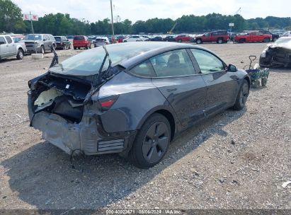 Lot #2997779880 2022 TESLA MODEL 3 REAR-WHEEL DRIVE