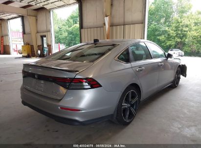 Lot #3036722021 2023 HONDA ACCORD HYBRID SPORT