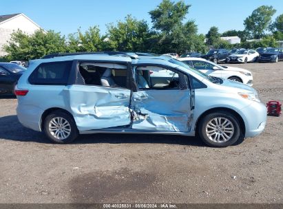 Lot #3035088136 2017 TOYOTA SIENNA XLE 8 PASSENGER