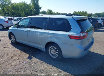 Lot #3035088136 2017 TOYOTA SIENNA XLE 8 PASSENGER