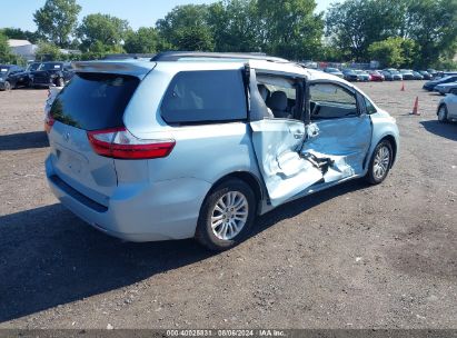 Lot #3035088136 2017 TOYOTA SIENNA XLE 8 PASSENGER