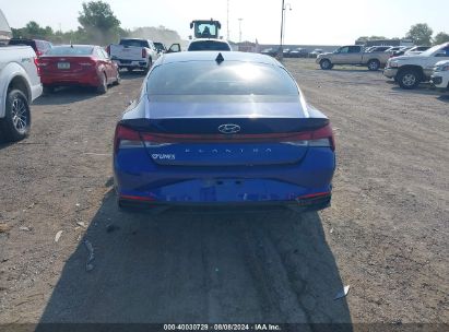 Lot #2992830898 2021 HYUNDAI ELANTRA SEL