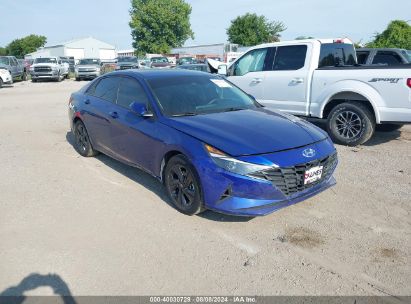 Lot #2992830898 2021 HYUNDAI ELANTRA SEL