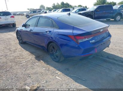 Lot #2992830898 2021 HYUNDAI ELANTRA SEL