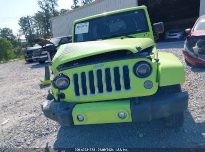 Lot #3052077651 2017 JEEP WRANGLER UNLIMITED SAHARA 4X4