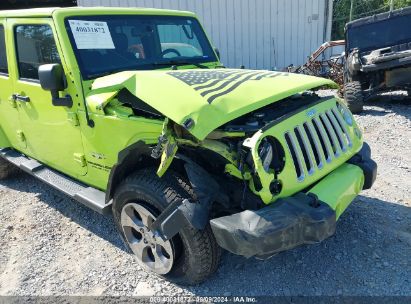 Lot #3052077651 2017 JEEP WRANGLER UNLIMITED SAHARA 4X4