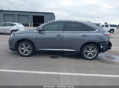 Lot #3051078236 2015 LEXUS RX 350 F SPORT