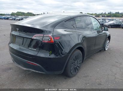 Lot #2992815303 2024 TESLA MODEL Y LONG RANGE DUAL MOTOR ALL-WHEEL DRIVE