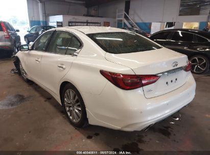 Lot #2992828324 2023 INFINITI Q50 LUXE AWD