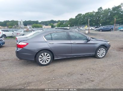 Lot #3052077642 2014 HONDA ACCORD EX-L V-6