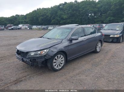 Lot #3052077642 2014 HONDA ACCORD EX-L V-6