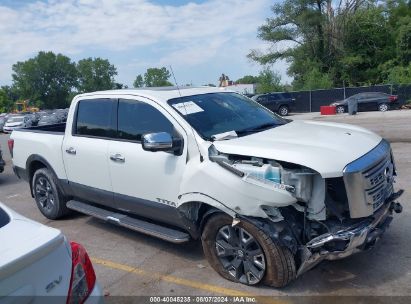 Lot #3035088099 2021 NISSAN TITAN PLATINUM RESERVE 4X4