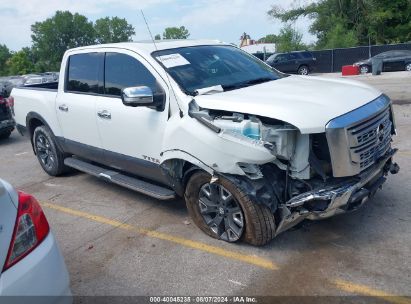 Lot #3035088099 2021 NISSAN TITAN PLATINUM RESERVE 4X4