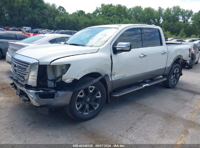 Lot #3035088099 2021 NISSAN TITAN PLATINUM RESERVE 4X4