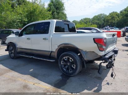 Lot #3035088099 2021 NISSAN TITAN PLATINUM RESERVE 4X4