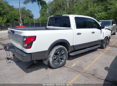 Lot #3035088099 2021 NISSAN TITAN PLATINUM RESERVE 4X4