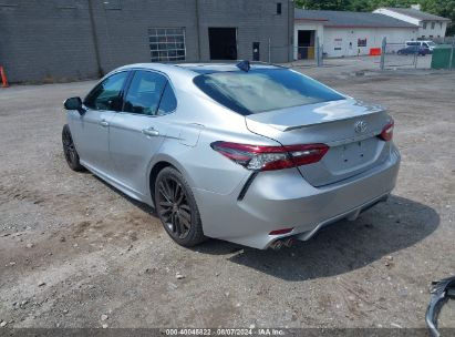 Lot #2992818549 2021 TOYOTA CAMRY XSE AWD