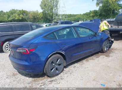 Lot #2994067972 2023 TESLA MODEL 3 REAR-WHEEL DRIVE