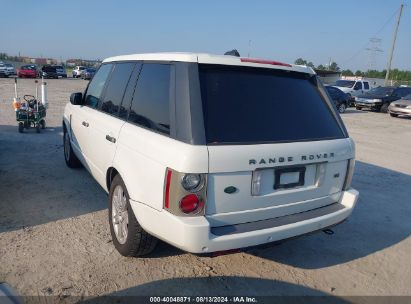 Lot #2992818548 2007 LAND ROVER RANGE ROVER HSE