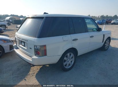 Lot #2992818548 2007 LAND ROVER RANGE ROVER HSE