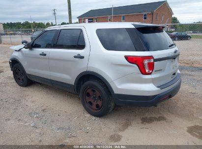 Lot #2992828318 2018 FORD POLICE INTERCEPTOR UTILITY