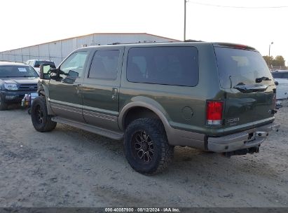 Lot #3035078643 2001 FORD EXCURSION LIMITED