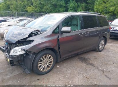 Lot #2997779808 2012 TOYOTA SIENNA XLE V6 8 PASSENGER