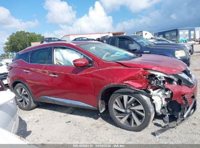 Lot #2997779803 2015 NISSAN MURANO PLATINUM