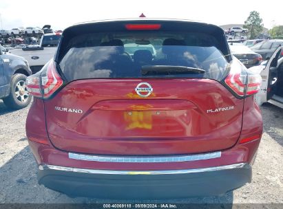 Lot #2997779803 2015 NISSAN MURANO PLATINUM