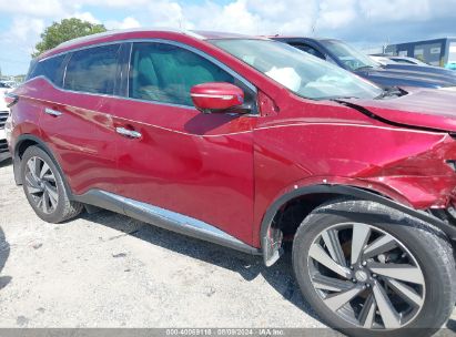 Lot #2997779803 2015 NISSAN MURANO PLATINUM