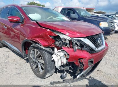 Lot #2997779803 2015 NISSAN MURANO PLATINUM