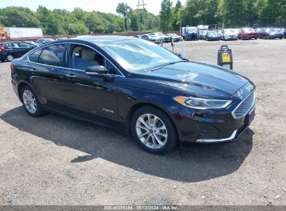 Lot #3056071467 2019 FORD FUSION HYBRID SEL