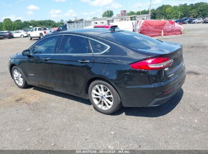 Lot #3056071467 2019 FORD FUSION HYBRID SEL