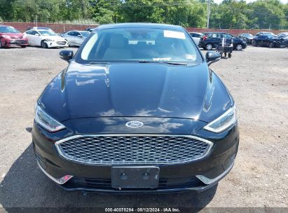 Lot #3056071467 2019 FORD FUSION HYBRID SEL