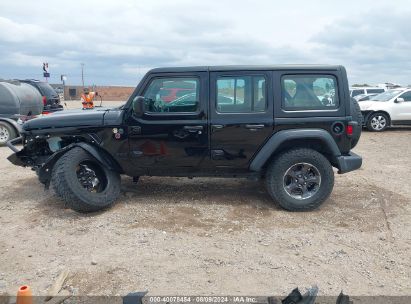 Lot #3037530816 2022 JEEP WRANGLER UNLIMITED SPORT 4X4