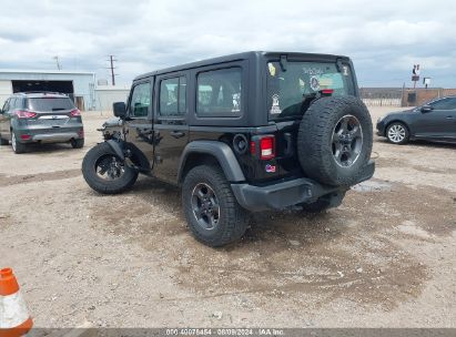 Lot #3037530816 2022 JEEP WRANGLER UNLIMITED SPORT 4X4