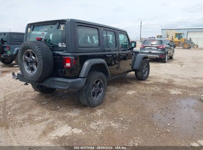 Lot #3037530816 2022 JEEP WRANGLER UNLIMITED SPORT 4X4