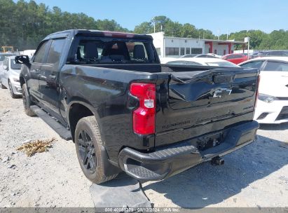 Lot #2997779750 2022 CHEVROLET SILVERADO 1500 4WD  SHORT BED CUSTOM