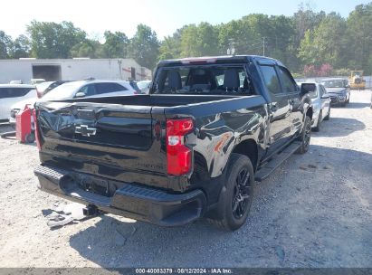 Lot #2997779750 2022 CHEVROLET SILVERADO 1500 4WD  SHORT BED CUSTOM