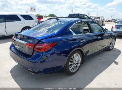 Lot #2992831250 2021 INFINITI Q50