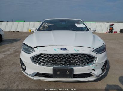 Lot #3035088056 2019 FORD FUSION TITANIUM