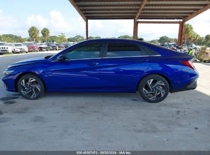 Lot #2997779726 2024 HYUNDAI ELANTRA HYBRID LIMITED