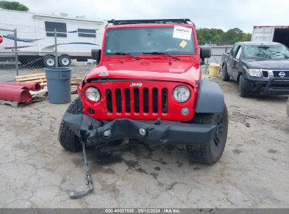 Lot #3050084505 2016 JEEP WRANGLER UNLIMITED SPORT