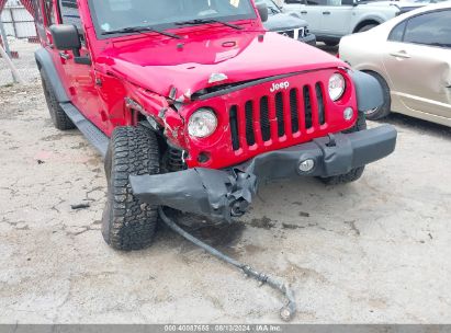 Lot #3050084505 2016 JEEP WRANGLER UNLIMITED SPORT