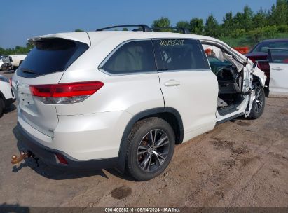 Lot #3035078574 2017 TOYOTA HIGHLANDER LE