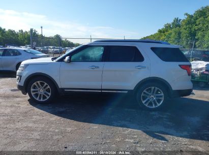 Lot #3052077487 2016 FORD EXPLORER LIMITED