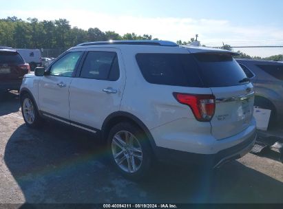 Lot #3052077487 2016 FORD EXPLORER LIMITED